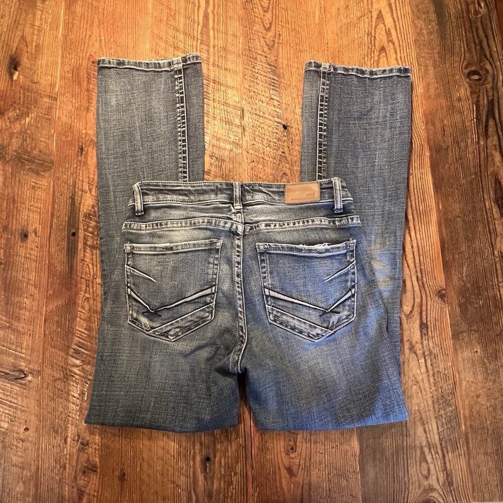 BKE Payton Jeans Universal Fit Mid-Rise Tailored Bootcut Size 25 Low Rise y2k - Picture 6 of 16